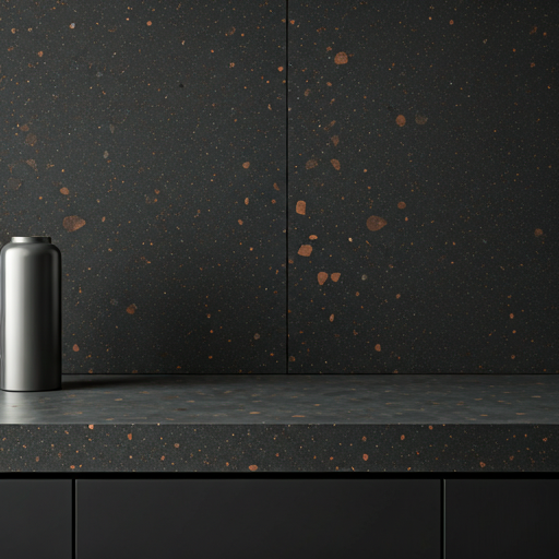 Terrazzo aanrechtblad in luxe keuken