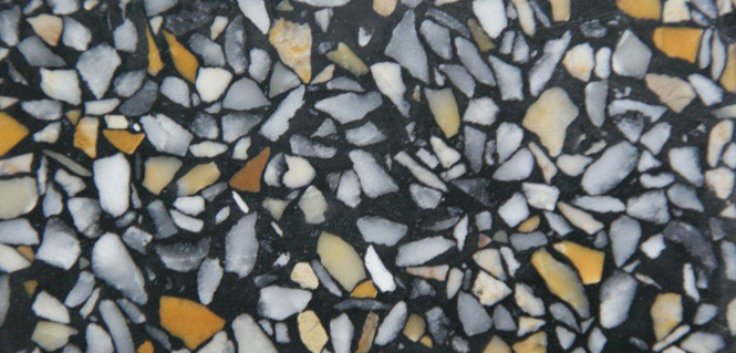 Terrazzo kleur: Warm Naturel