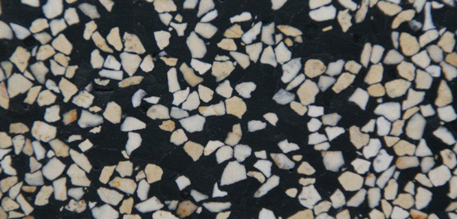 Terrazzo kleur: Licht Grijs