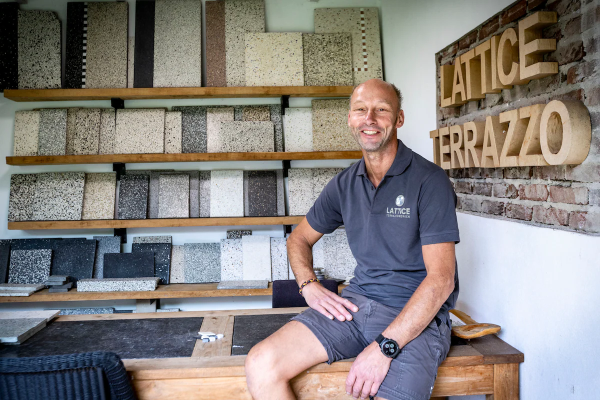 Ruben Nijboer, eigenaar van Lattice Terrazzo